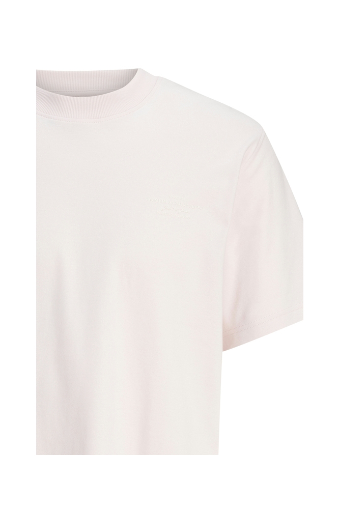 JPRBLACHAD BRANDING SS CREW NECK TE 12259357 PINK MARSHMALLOW